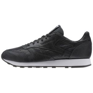 Adidasy Męskie Reebok Classic Leather Celebrate the Elements Pack Czarne/Białe PL 25QVXMI